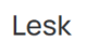 Lesk